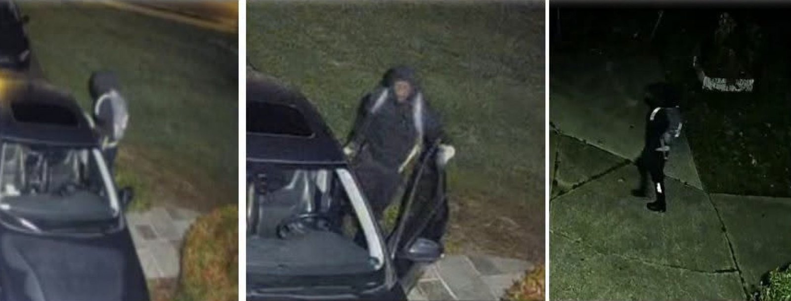 Fairfax Police Seek Suspect in Vehicle Break-Ins and Theft Near Tedrich and Roberts Roads